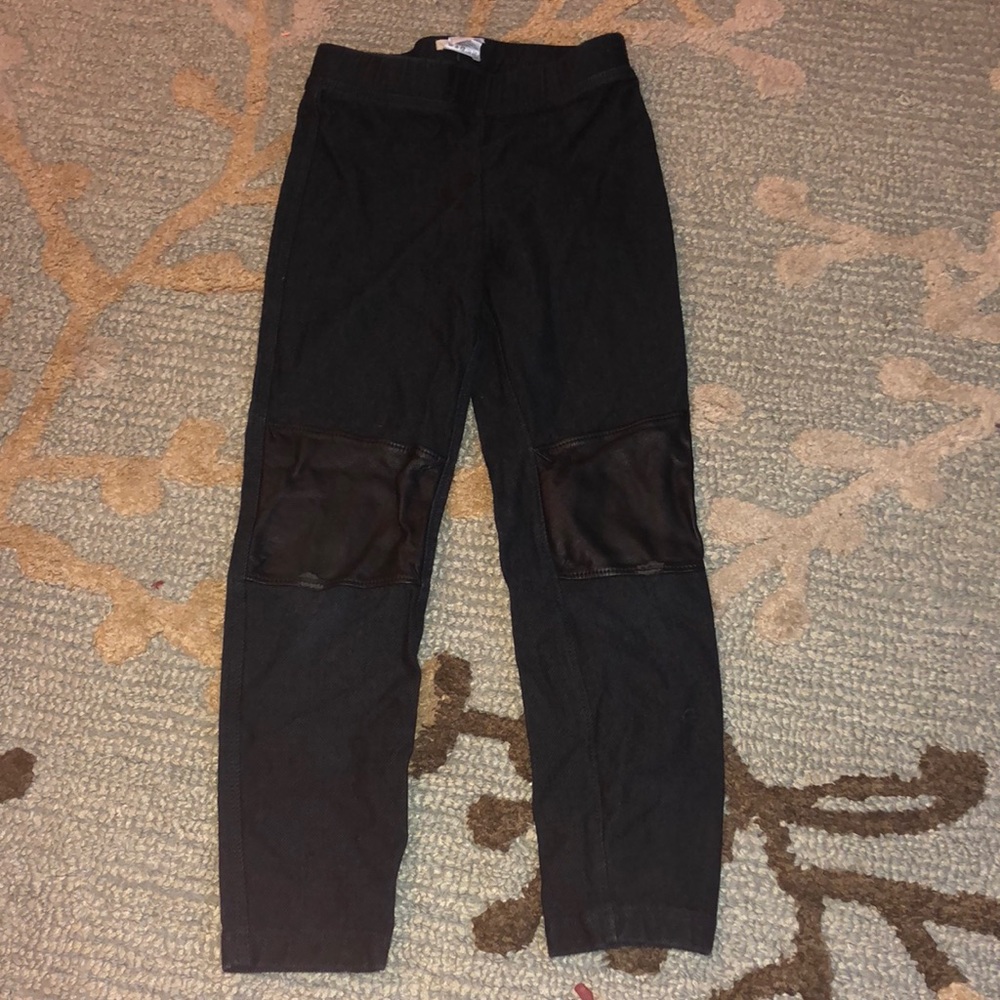 Girls crewcuts dark gray/black leggings